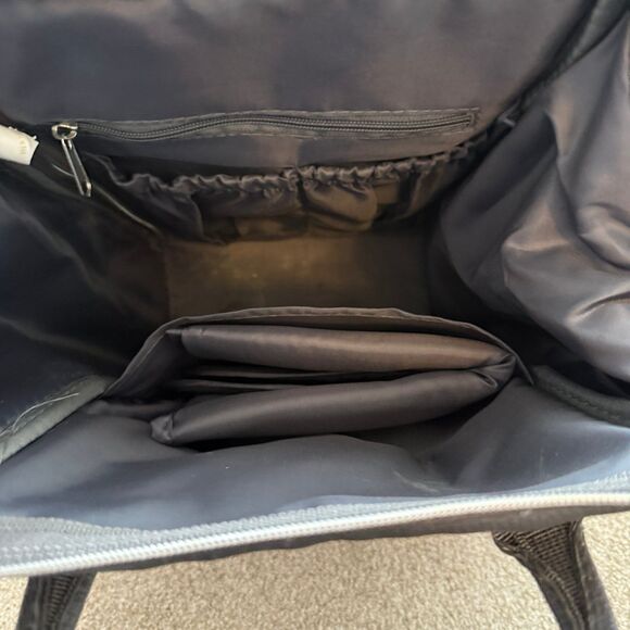 Banana Fish Midi Backpack Diaper Bag Gray Insulated Bottle Holder Changing Pad - Picture 4 of 7